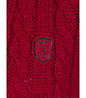 Червен плетен блузон Welia-3 снимка
