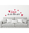 Декоративен стикер за стена Love is in the air-0 снимка