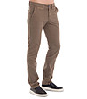 Мъжки памучен панталон в цвят камел Bolero-2 снимка
