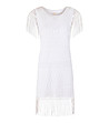 Бяла рокля с ресни Szafiraille-0 снимка