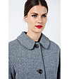 Дамско палто в сив меланж Noli с вълна-2 снимка