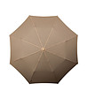 Сгъваем чадър в бежово-2 снимка
