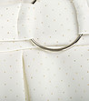 Разкроена бяла пола Signora-4 снимка