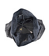 Дамска кожена чанта в черно Nelly-3 снимка