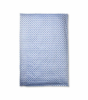 Памучен плик в синьо и бяло 155х220 см Amira снимка