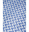Памучен плик в синьо и бяло 155х220 см Amira-1 снимка