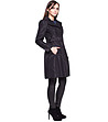 Дамски шлифер в черно Tania-0 снимка