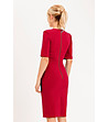 Червена рокля с 3/4 ръкави Royston-1 снимка
