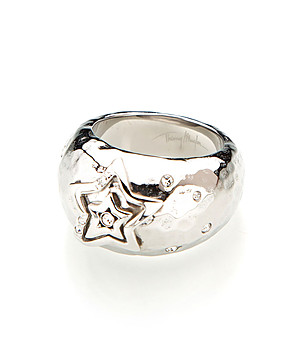Сребрист дамски пръстен с бял цирконий Cordelia снимка