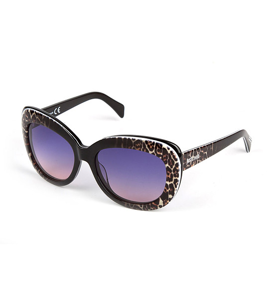 Черни дамски очила с леопардови шарки Therese снимка