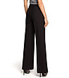 Черен дамски панталон с висока талия Dafne-3 снимка
