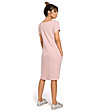 Розова памучна рокля с джобове Rexi-1 снимка