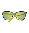 Дамски слънчеви очила в зелени нюанси-2 снимка