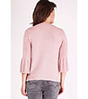 Дамски плетен пуловер в розово Cheryl-1 снимка