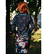 Многоцветен комплект от сако и рокля с флорални мотиви-2 снимка