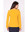 Жълта дамска блуза Shania-1 снимка