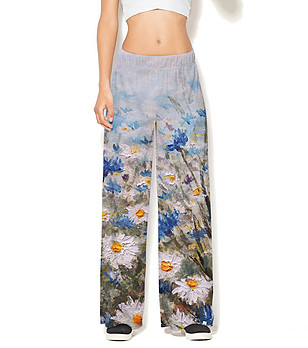 Дамски панталон с принт на цветя Spring снимка