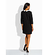 Памучна рокля в черно Bettany-1 снимка