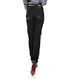 Черен дамски панталон с джобове Janette-1 снимка