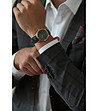 Мъжки часовник в розовозлатисто и зелено Grunhorn-1 снимка