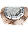 Дамски розовозлатист часовник със светлокафява кожена каишка Liskamm-2 снимка