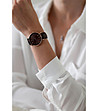 Дамски часовник в розовозлатисто и тъмнокафяво Monte Rosa-1 снимка