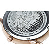 Мъжки розовозлатист часовник с тъмнокафява каишка Grand Combin-2 снимка