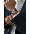 Мъжки аналогов часовник в кафяво Breithorn-4 снимка