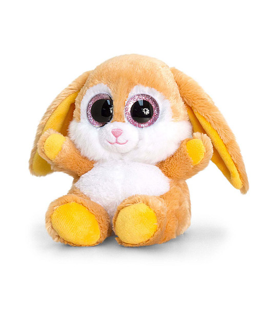 Плюшена играчка Зайче в жълто и бяло Анимотсу снимка