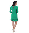 Зелена рокля с къдричка Idalia-1 снимка