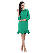Зелена рокля с къдричка Idalia-2 снимка