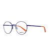 Мъжки кръгли рамки за очила в лилаво-0 снимка