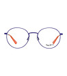 Мъжки кръгли рамки за очила в лилаво-1 снимка