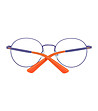 Мъжки кръгли рамки за очила в лилаво-2 снимка