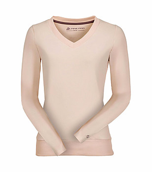 Дамска блуза в цвят праскова Dilila снимка