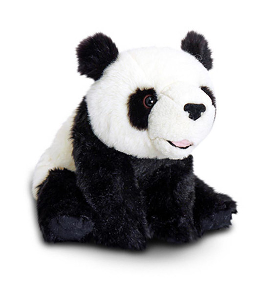 Плюшена играчка Панда в черно и бяло снимка