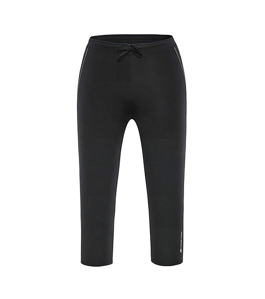 Черен мъжки Cool dry клин-панталон Enzo с контрастни шевове снимка