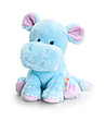 Плюшена детска играчка Син хипопотам-0 снимка