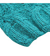 Дамска плетена шапка в цвят тюркоаз Mania-1 снимка