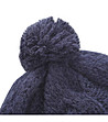 Дамска плетена шапка в тъмносиньо Mania-3 снимка