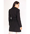 Дамско черно палто с вълна и кашмир Elene-1 снимка