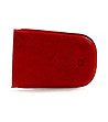 Аксесоар за ключове от естествена кожа в червено-1 снимка