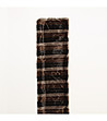 Дамски пухен шал в кафяво, черно и бежово Dori-1 снимка