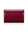Дамски портфейл от естествена кожа Amy в цвят бордо-1 снимка