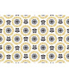 Постелка с флорален принт в жълто 75x52 см -1 снимка