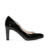 Черни дамски обувки от естествена кожа Trixie-0 снимка