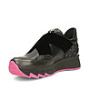 Дамски кожени спортни обувки в черно Agnes-2 снимка