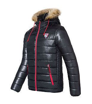 Мъжко черно зимно яке Hyper снимка