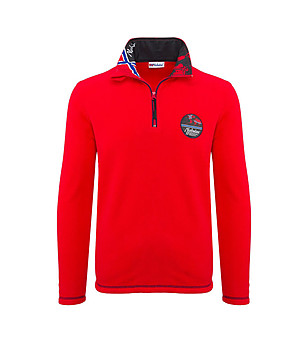 Червена мъжка блуза Ward снимка