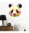 Декоративен стикер Многоцветна панда-0 снимка
